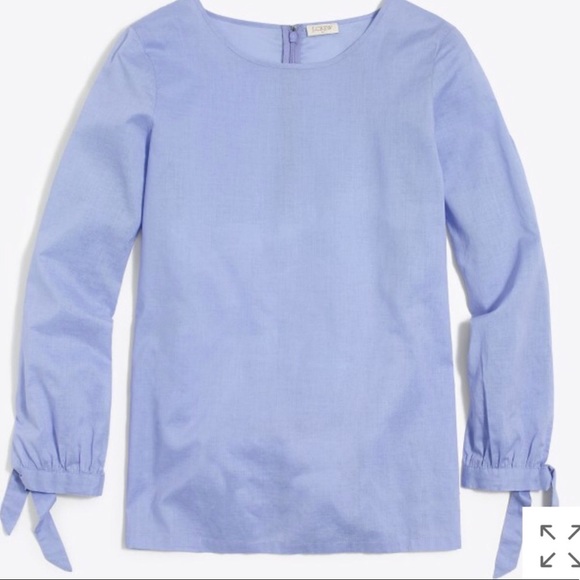J crew blouse with bow-sleeve - Picture 3 of 4